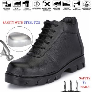 Genuine Leather Safety Boot