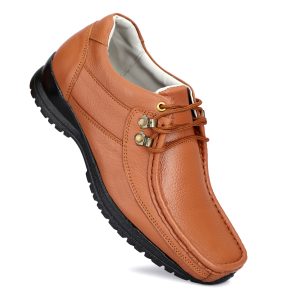 Genuine Leather Formal Shoes (Tan)