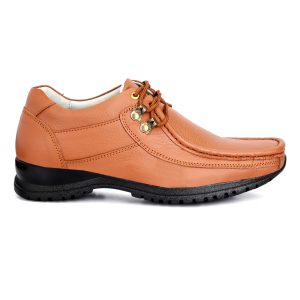 Genuine Leather Formal Shoes (Tan)