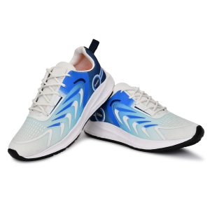 Stylish Sport Shoes (Blue and White)
